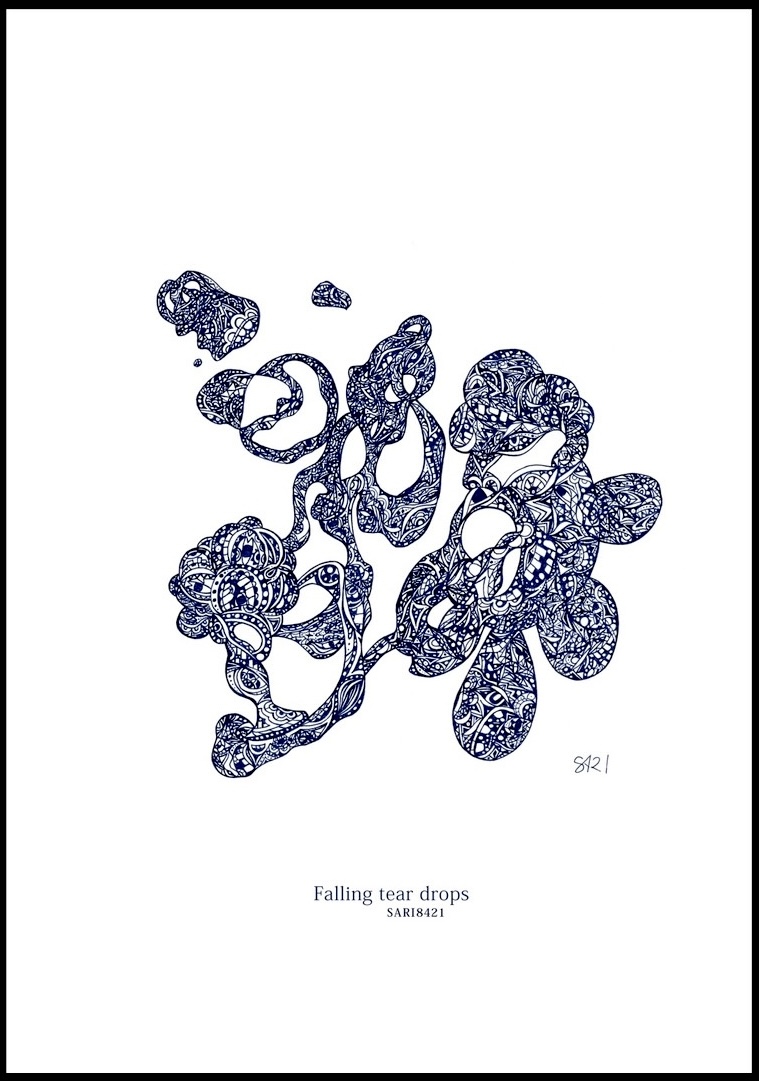 【落涙】【Falling tear drops】